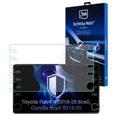 Folia ochronna 3MK TechWrap Matte Center Display do Toyota RAV4 V 2018-2025 8"