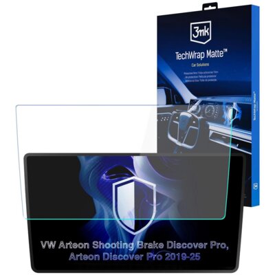 Folia ochronna 3MK TechWrap Matte Center Display do VW Arteon Shooting Brake Discovery Pro 2019-2026