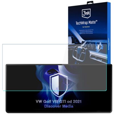 Folia ochronna 3MK TechWrap Matte Center Display do VW Golf VIII GTI 2021-2026