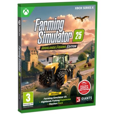 Farming Simulator 25: Highlands Fishing Edition Gra XBOX SERIES X