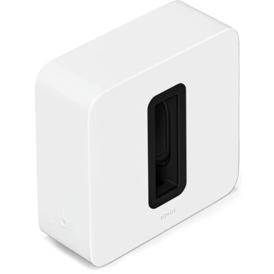 Subwoofer SONOS Sub 4 Biały, Aktywny, Bezprzewodowy, Podwójne 5x8" Przetworniki Basowe, Trueplay, Wi-Fi, Aplikacja Sonos, Korektor EQ