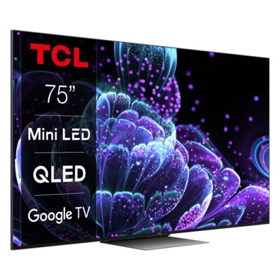 Telewizor TCL 75C835 75" MINILED 4K 144Hz Google TV Dolby Atmos Dolby Vision HDMI 2.1
