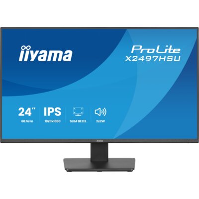 Monitor IIYAMA ProLite X2497HSU-B1 24" 1920x1080px IPS 120Hz 4 ms [GTG]