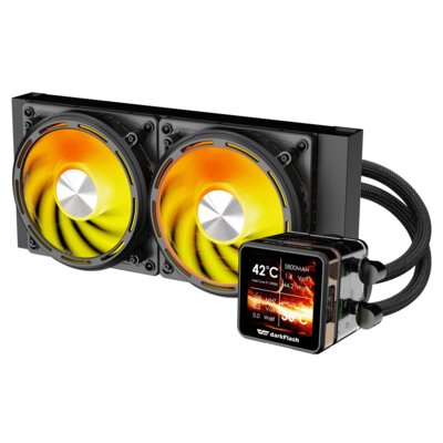 Chłodzenie wodne DARKFLASH Explore DE240 Czarny