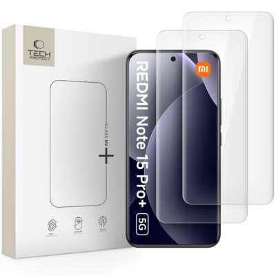 Szkło hartowane TECH-PROTECT Glass UV+ do Xiaomi Redmi Note 15 Pro+ 5G (2 szt.)