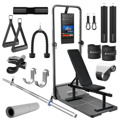 Atlas SPEEDIANCE Gym Monster 2.0 Works Plus + Wioślarz SPEEDIANCE AeroRow / 2.0 Rowing Bench (2.0 family plus)