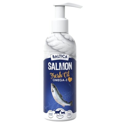 Suplement dla psa i kota BALTICA Olej z łososia 200 ml