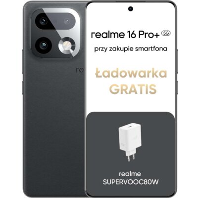 Smartfon REALME 16 Pro+ 5G 8/256GB 6.8" 144Hz Szary