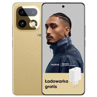 Smartfon REALME 16 Pro+ 5G 8/256GB 6.8" 144Hz Złoty
