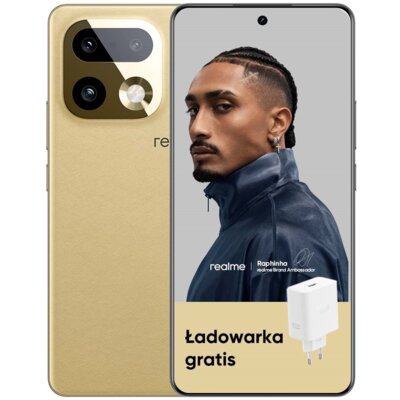 Smartfon REALME 16 Pro+ 5G 8/256GB 6.8" 144Hz Złoty