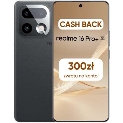 Smartfon REALME 16 Pro+ 5G 12/512GB 6.8" 144Hz Szary