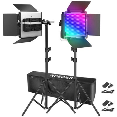 Zestaw dwóch paneli LED NEEWER 660 Pro II RGB 50W (2 szt.)