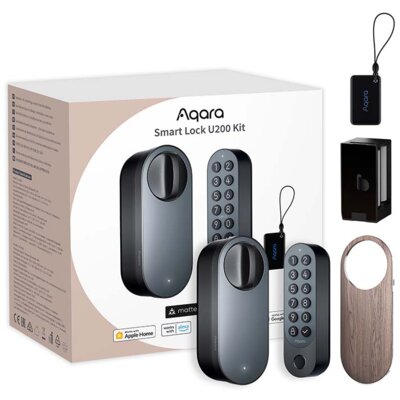 Zamek szyfrowy AQARA Smart Lock U200 Kit Czarny