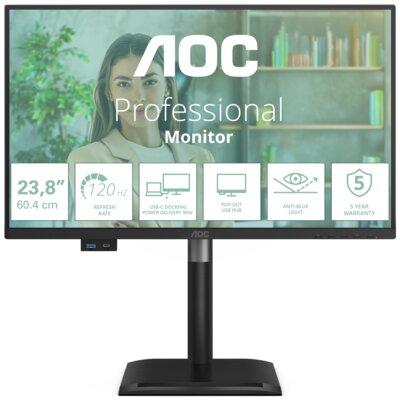 Monitor AOC 24P4CV 23.8" 1920x1080px IPS 120Hz 4 ms [GTG]