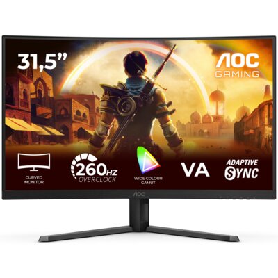 Monitor AOC C32G42ZE 31.5" 1920x1080px 260Hz 0.3 ms [MPRT] Curved