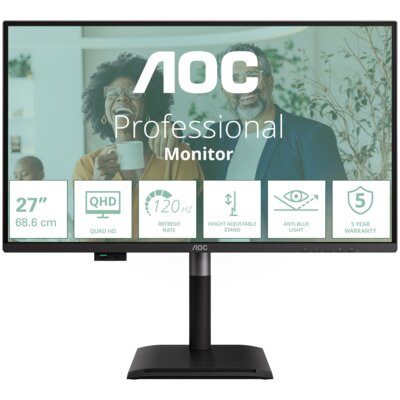 Monitor AOC Q27P4CV 27" 2560x1440px IPS 120Hz 4 ms [GTG]