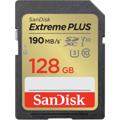 Karta pamięci SANDISK Extreme Plus SDXC 128GB
