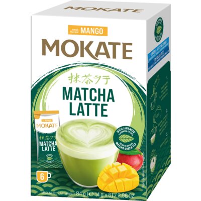 Kawa rozpuszczalna MOKATE Matcha Latte Mango (6 szt.)