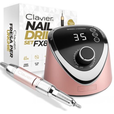 Frezarka do paznokci CLAVIER FX 830 Pink