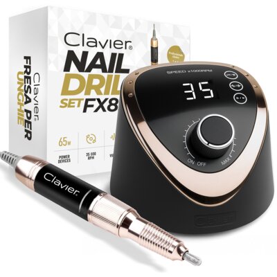 Frezarka do paznokci CLAVIER FX 830 BL Czarny