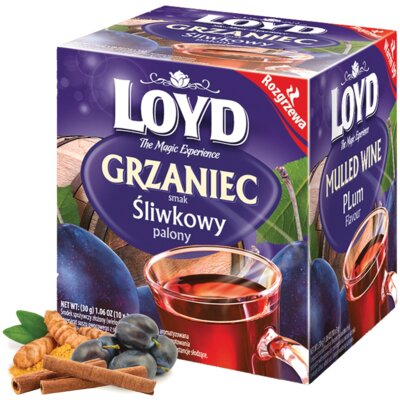 Herbata owocowa w saszetkach LOYD Śliwka (10 sztuk)