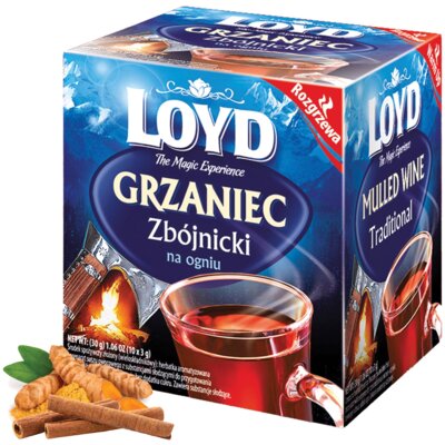 Herbata owocowa w saszetkach LOYD Grzaniec zbójnicki (10 sztuk)