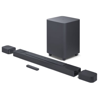 Soundbar JBL BAR 800 Czarny 5.1.2-kanałowy, Bezprzewodowy Subwoofer, HDMI eARC, True Dolby Atmos, 4K, Wi-Fi, BT