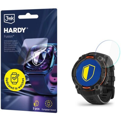 Szkło hybrydowe 3MK Hardy Fusion Watch Protection do Garmin Instinct 3 45mm (Amoled/Solar)