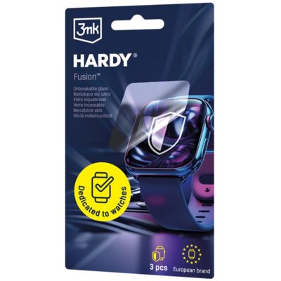 Szkło hybrydowe 3MK Hardy Fusion Watch Protection do Suunto Race 2 39mm (3 szt.)
