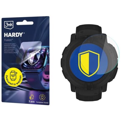 Szkło hybrydowe 3MK Hardy Fusion Watch Protection do Garmin Instinct 2/Solar