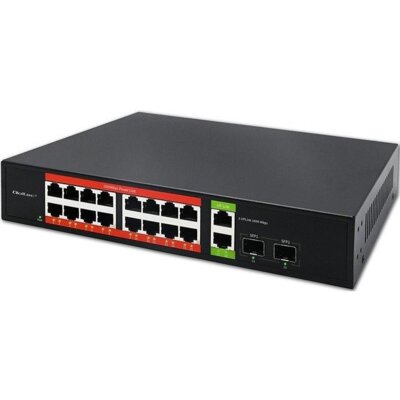 Switch QOLTEC 52292 Gigabit Ethernet, 20 portów, Funkcja PoE