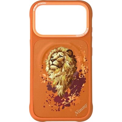 Etui NIMMY Lew MagSafe do Apple iPhone 17 Pro Pomarańczowy