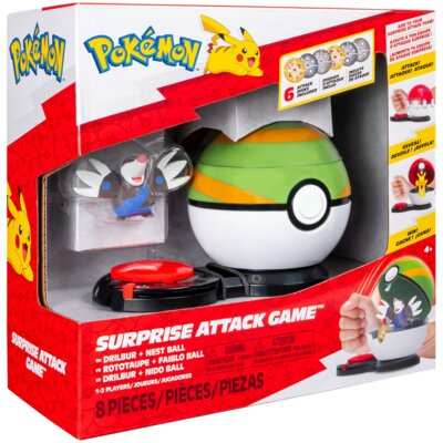 Figurka JAZWARES Pokémon Surprise attack Drilbur PKW4175