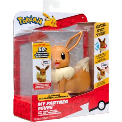 Figurka JAZWARES Pokémon Battle My partner Eevee PKW3902
