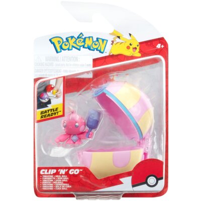 Figurka JAZWARES Pokémon Clip 'N' Go Tinkatink Pokeball PKW3631