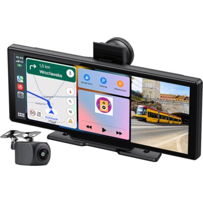 Samochodowy tablet multimedialny TRACER CR-Play 10.2 CarPlay Android Auto + Kamera tył