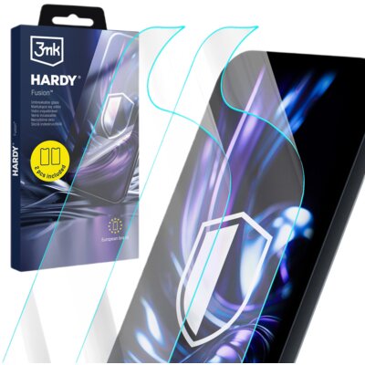Szkło hybrydowe 3MK Hardy Fusion do Samsung Galaxy S26 (2 szt.)