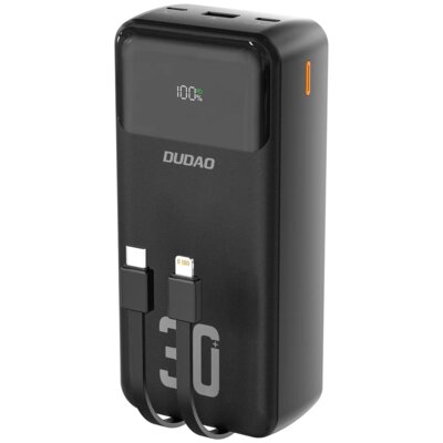 Powerbank DUDAO K15Max 30000 mAh 22.5W Czarny