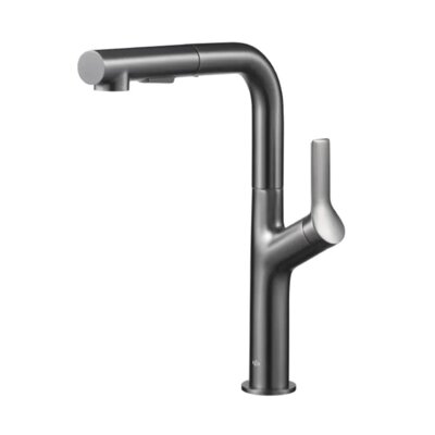 Bateria Kuchenna Stojąca KFA Duero Design z Wyciąganą obrotową wylewką Szary metaliczny 6623-220-61