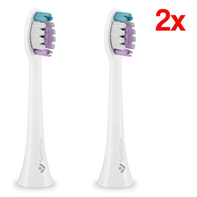 Końcówka szczoteczki TRUELIFE SonicBrush Clean Sensitive Biały (2 szt.) (Delikatnie masują dziąsła)