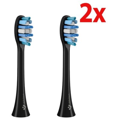 Oryginalna końcówka szczoteczki TRUELIFE SonicBrush Clean Whiten Czarny (2 szt.)