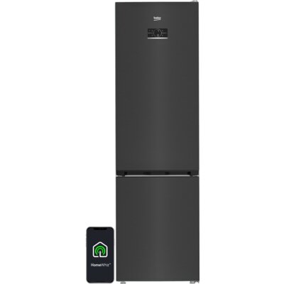 Lodówka BEKO B5RCNA416HXBRW 415L HarvestFresh AI CoolAdapt NoFrost - AeroFlow HomeWhiz 203.5cm Ciemny Inox
