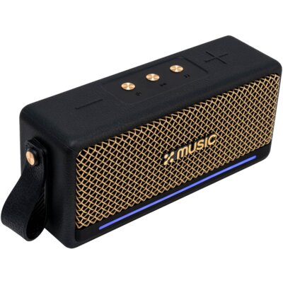 Głośnik mobilny XMUSIC BTS550K Bluetooth 6.0, Moc 20W, IP67, Przenośny z TWS, Radio FM, Equalizer, Czarny