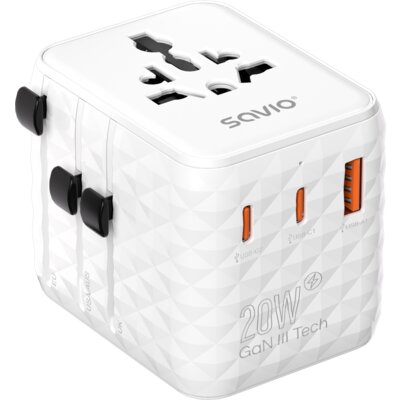 Adapter podróżny SAVIO SAVAP-08 (Uniwersalny)
