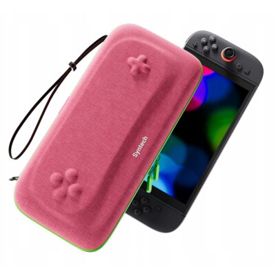 Etui SYNTECH G11 do Nintendo Switch 2 Różowo-zielony