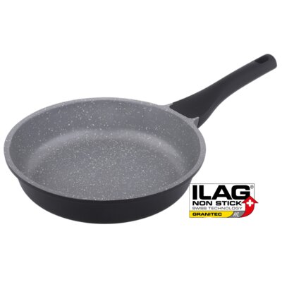 Patelnia GÖTZE & JENSEN FP24IG z powłoką ILAG Granitec, seria Competence, 24 cm
