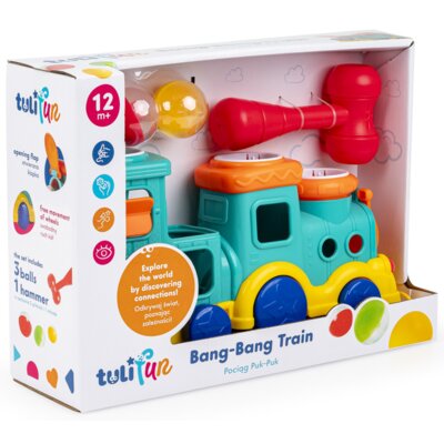 Zabawka edukacyjna TULIFUN Pociąg Puk Puk TF 30132