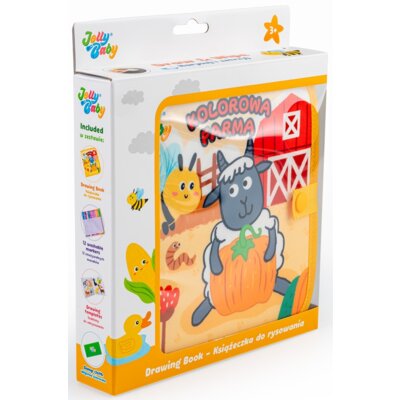 Zestaw kreatywny JOLLY BABY Książeczka Kolorowa farma JB82601