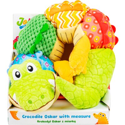 Zabawka edukacyjna JOLLY BABY Krokodyl Oskar z miarką JB 82609