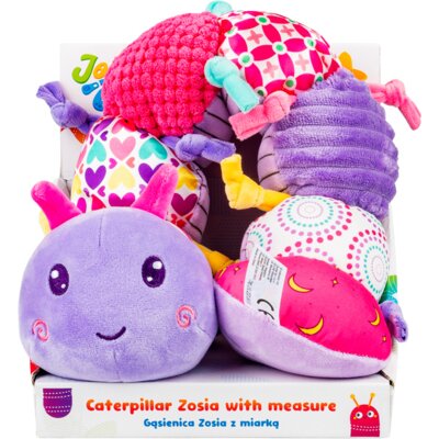 Zabawka edukacyjna JOLLY BABY Gąsienica Zosia z miarką JB 82608